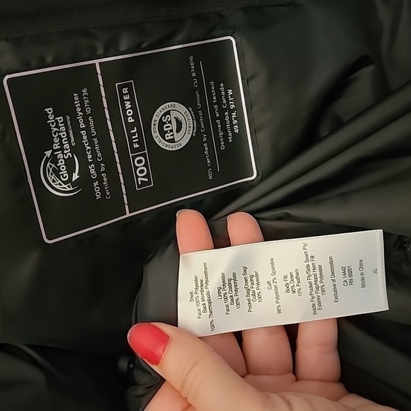 Mondetta Outdoor Project Mid Length Puffer Jacket Navy - Picture 16 of 16